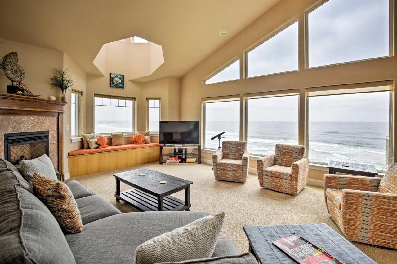 Oceanfront South Beach Home With Hot Tub And Sauna Newport Exterior foto